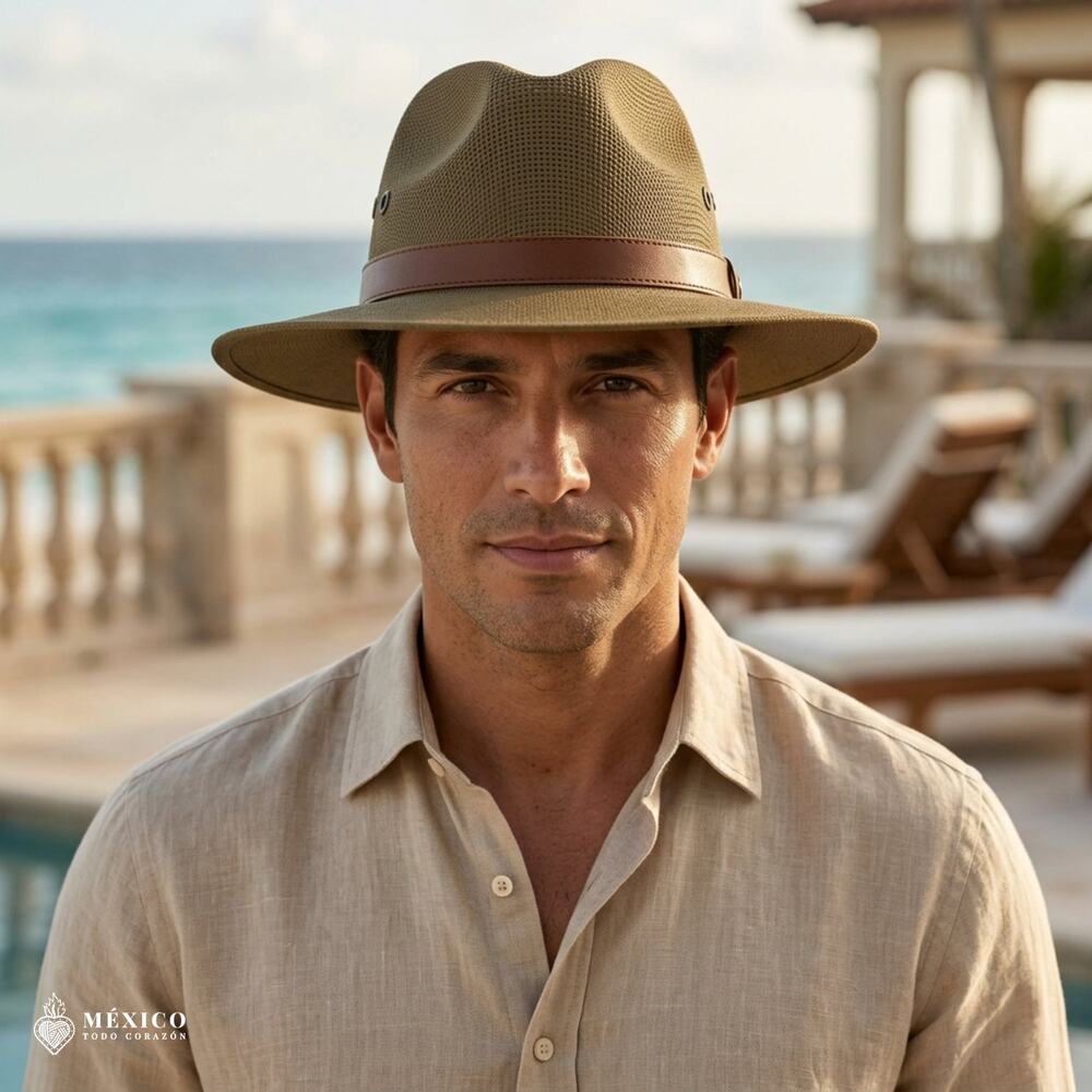 Men's Panama Hat Large Handmade in Mexico – Premium Quality Summer Straw Hat